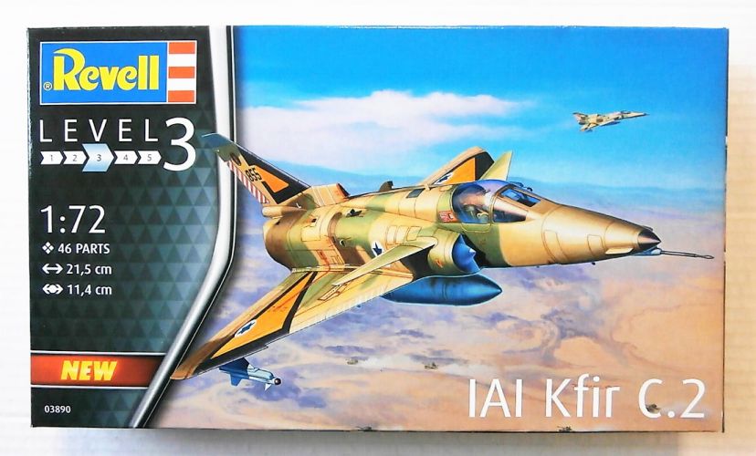 REVELL 1/72 03890 IAI KFIR C.2