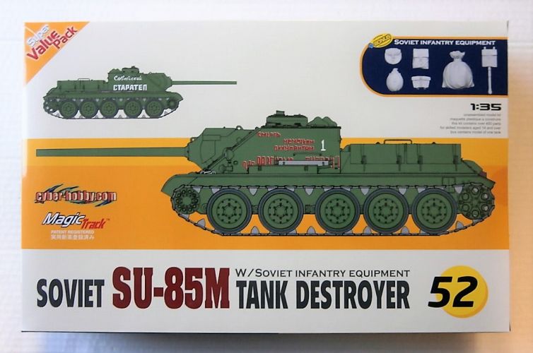 CYBER-HOBBYCOM 1/35 9152 SOVIET SU-85M TANK DESTROYER