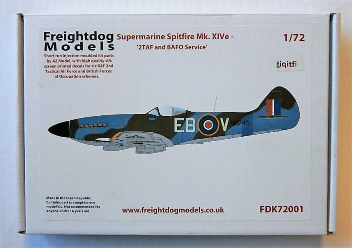 FREIGHTDOG MODELS 1/72 72001 SUPERMARINE SPITFIRE MK.XIVE 2TAF   BAFO SERVICE