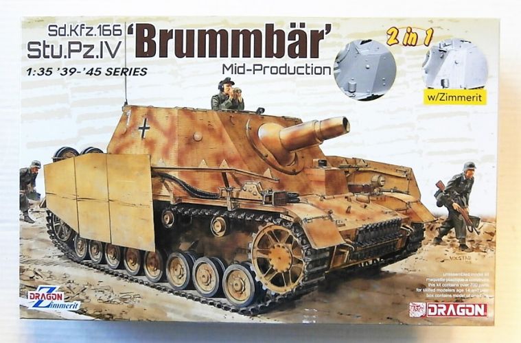 DRAGON 1/35 6892 SD.KFZ.166 STU.PZ.IV BRUMMBAR MID-PRODUCTION