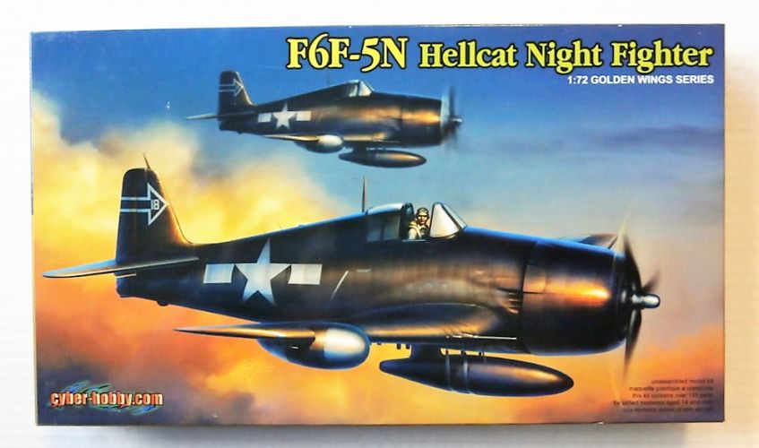CYBER-HOBBYCOM 1/72 5080 F6F-5N HELLCAT NIGHT FIGHTER