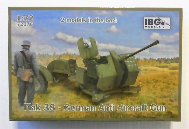 IBG MODELS 1/72 72076 FLAK 38 GERMAN ANTI-AIRCRAFT GUN