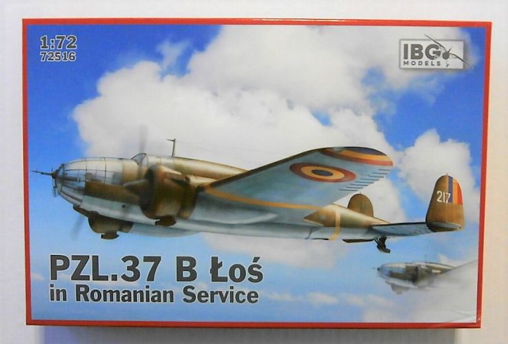 IBG MODELS 1/72 72516 PZL.37 B LOZ IN ROMANIAN SERVICE