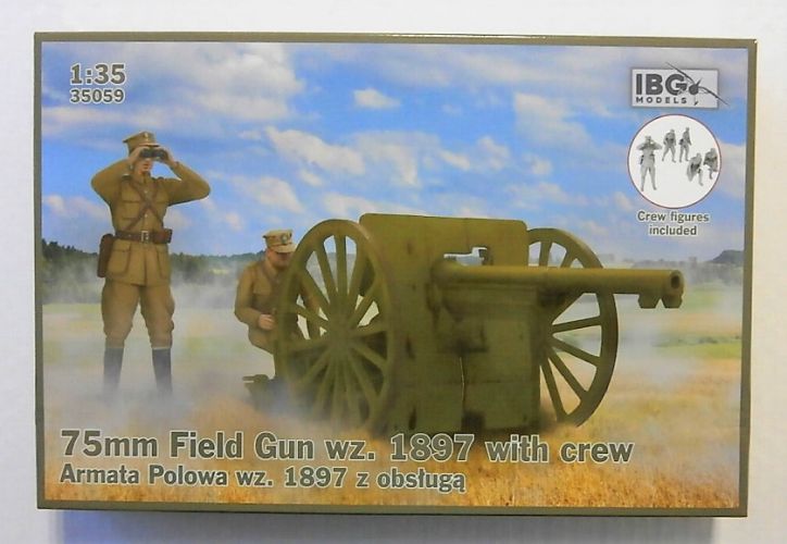IBG MODELS 1/35 35059 75mm FIELD GUN WZ 1897