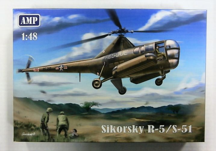AMP 1/48 48002 SIKORSKY R-5/S-51