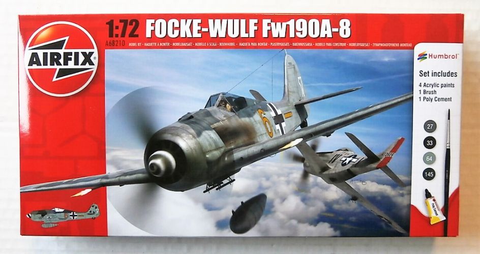 AIRFIX 1/72 68210 FOCKE-WULF FW190A/B MODEL SET