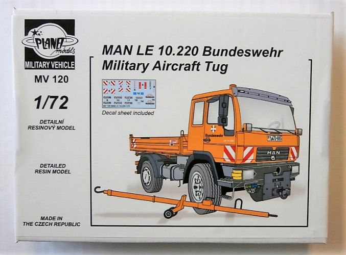 PLANET MODELS 1/72 MV120 MAN LE 10.220 BUNDESWEHR MILITARY AIRCRAFT TUG