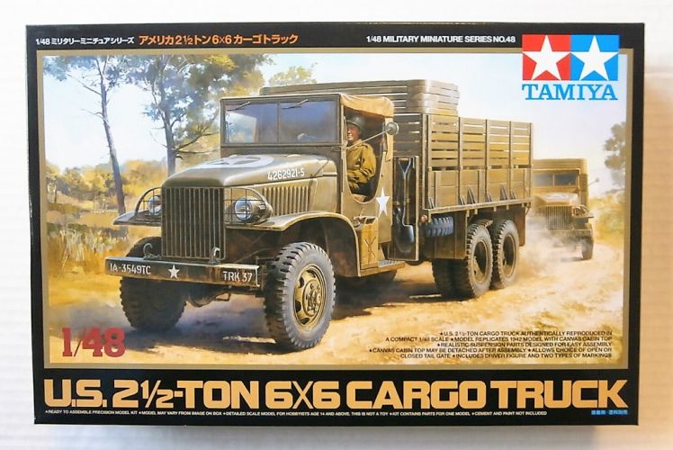 TAMIYA 1/48 32548 US 2.5 TON 6x6 CARGO TRUCK