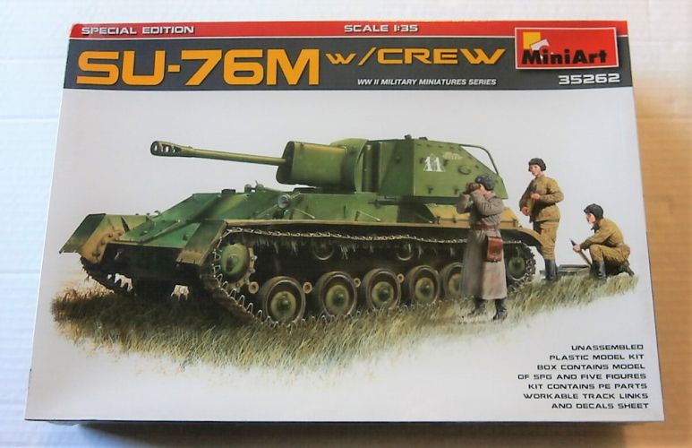 MINIART 1/35 35262 SU-76M WITH CREW