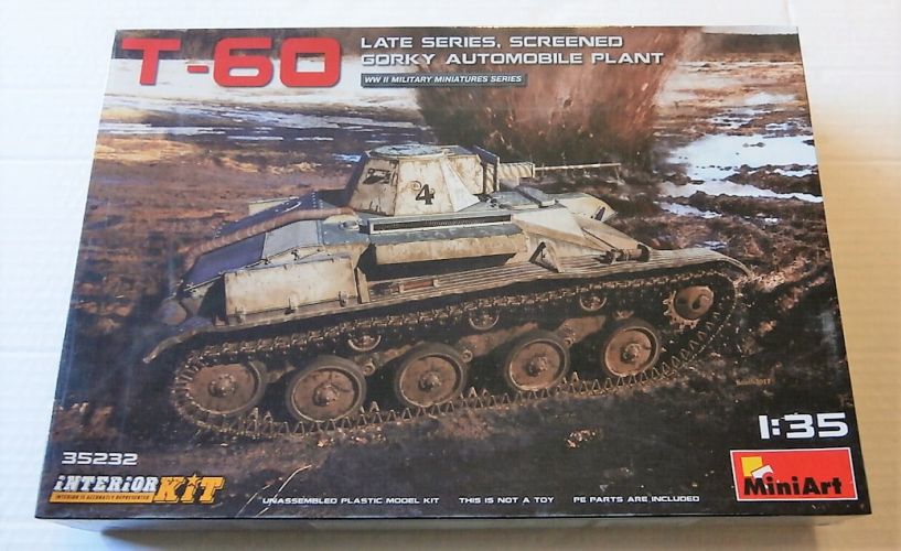 MINIART 1/35 35232 T-60 GORKY AUTOMOBILE PLANT WITH INTERIOR LATE PRODUCTION