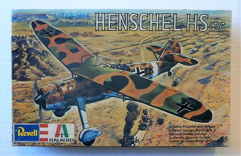 REVELL 1/72 H-2004 HENSCHEL HS 126