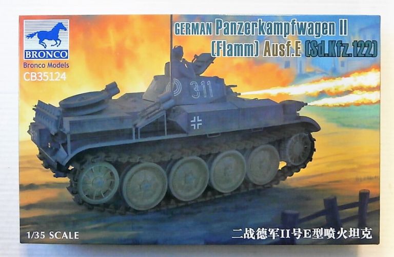 BRONCO 1/35 35124 GERMAN PANZERKAMPFWAGEN II FLAMM AUSF.E