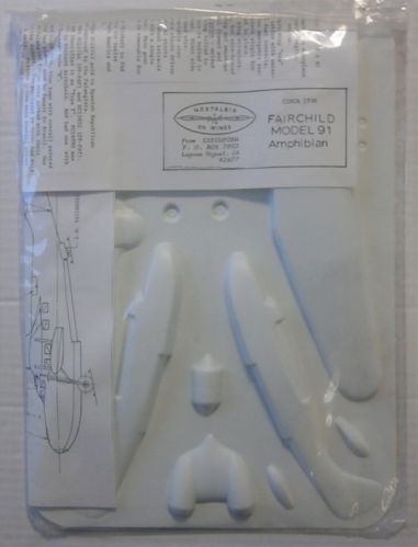 EXECUFORM 1/72 FAIRCHILD MODEL 91 AMPHIBIAN CIRCA 1936