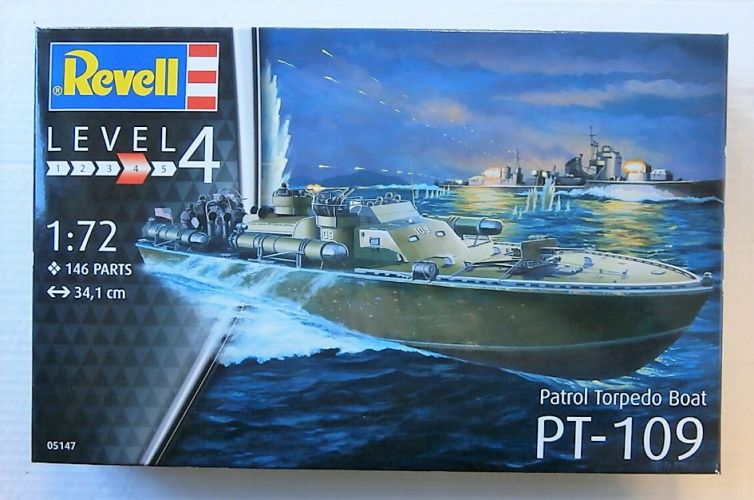 REVELL 1/72 05147 PATROL TORPEDO BOAT PT-109