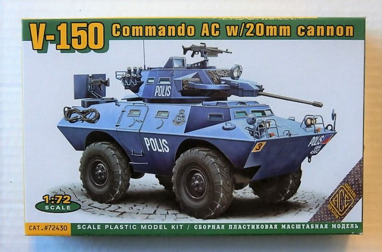 ACE 1/72 72430 V-150 COMMANDO AC w/20mm CANNON