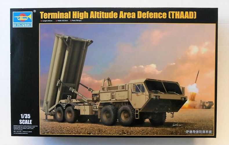 TRUMPETER MODELS 1/35 01054 TERMINAL HIGH ALTITUDE AREA DEFENCE - THAAD  UK SALE ONLY 