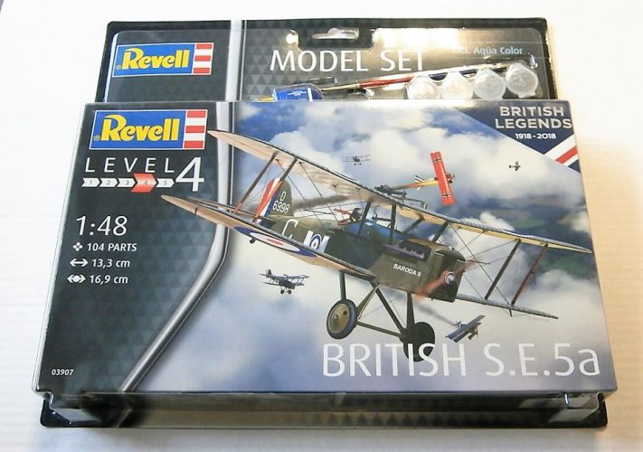 REVELL 1/48 63907 BRITISH S.E.5A MODEL SET