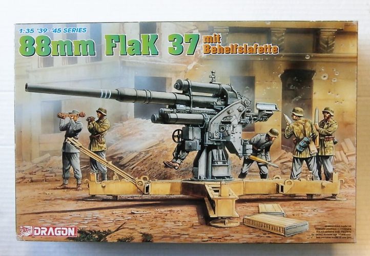 DRAGON 1/35 6523 88mm FLAK 37 MIT BEHELFSLAFETTE