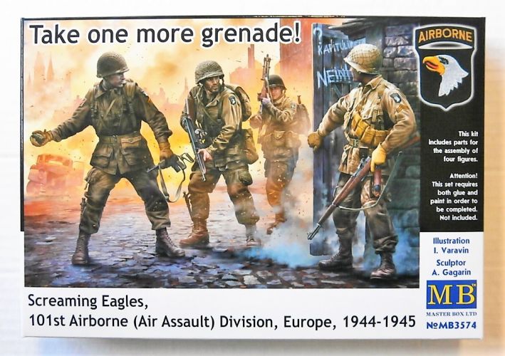 MASTERBOX 1/35 3574 SCREAMING EAGLES 101st AIRBORNE  AIR ASSAULT  DIVISION EUROPE 1944-1945