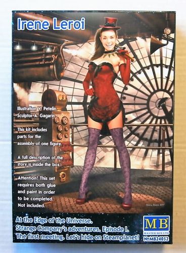 MASTERBOX 1/24 24052 IRENE LEROI - AT THE EDGE OF THE UNIVERSE - LETS HIDE ON STEAM PLANET