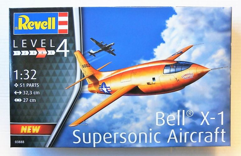 REVELL 1/32 03888 BELL X-1 SUPERSONIC AIRCRAFT