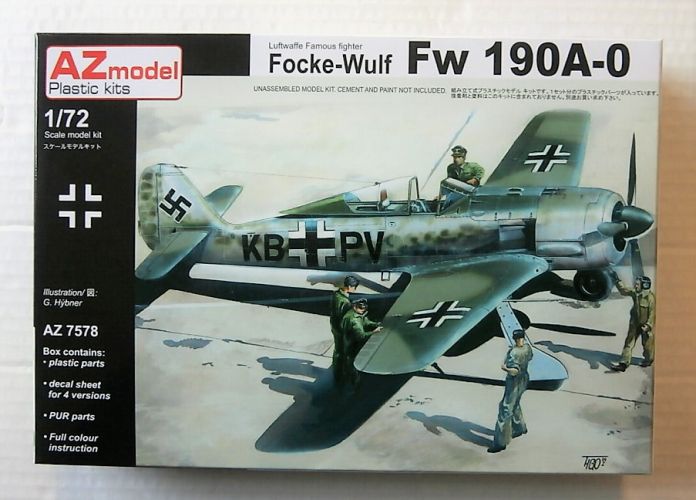 AZ MODEL 1/72 7583 FOCKE-WULF FW 190A-0