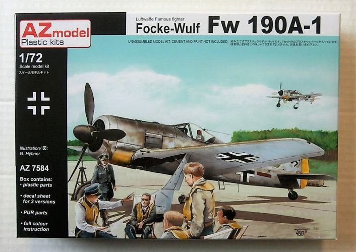 AZ MODEL 1/72 7584 FOCKE-WULF FW 190A-1