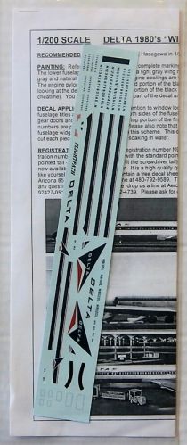 FLIGHTPATH 1/200 1804. FP20-262 DELTA 1980s WIDGET MD80