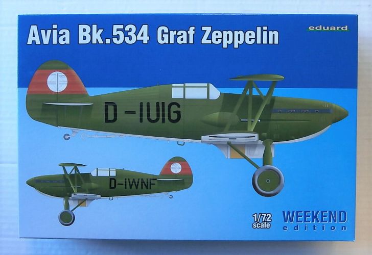 EDUARD 1/72 7445 AVIA BK.534 GRAF ZEPPELIN