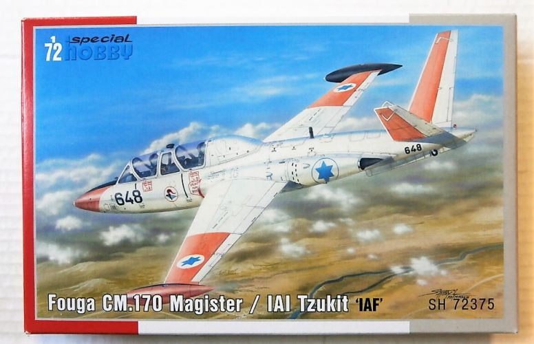 SPECIAL HOBBY 1/72 72375 FOUGA CM.170 MAGISTER IAI TZUKIT IAF