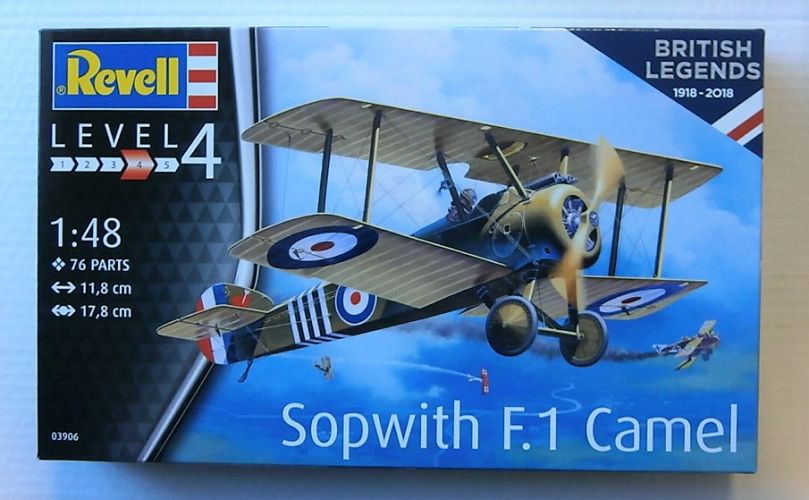 REVELL 1/48 03906 BRITISH LEGENDS 1918 - 2018 - SOPWITH F.1 CAMEL