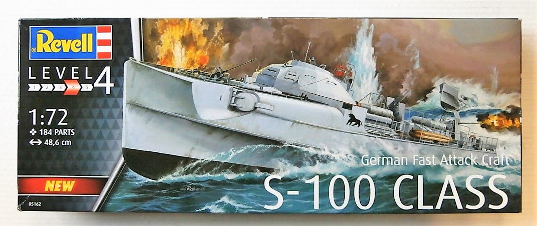 REVELL 1/72 05162 S-100 CLASS GERMAN FAST ATTACK CRAFT 