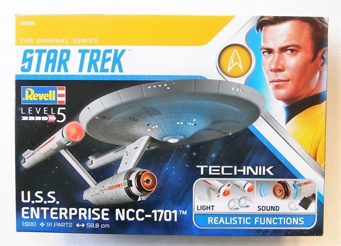 REVELL 1/600 00454 USS ENTERPRISE NCC-1701 - TECHNICK