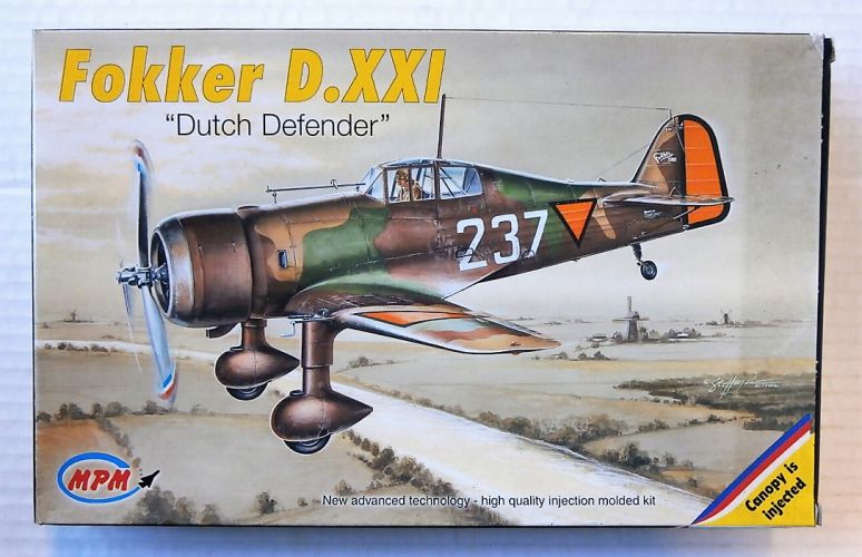 MPM 1/72 72517 FOKKER D.XXI DUTCH DEFENDER