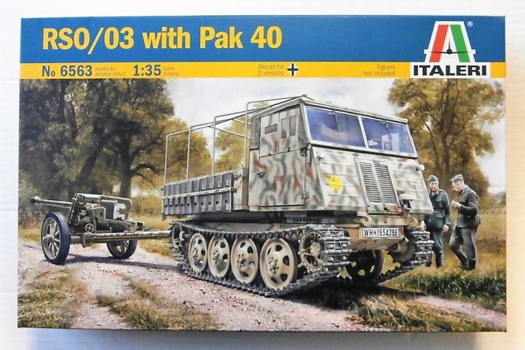 ITALERI 1/35 6563 RSO/03 WITH PAK 40