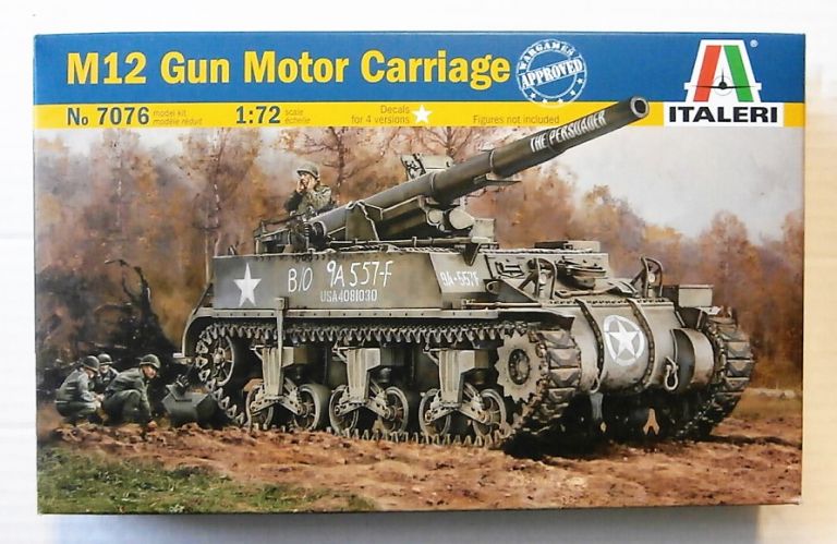 ITALERI 1/72 7076 M12 GUM MOTOR CARRIAGE