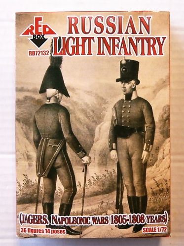 RED BOX 1/72 72132 RUSSIAN LIGHT INFANTRY 1803-1807