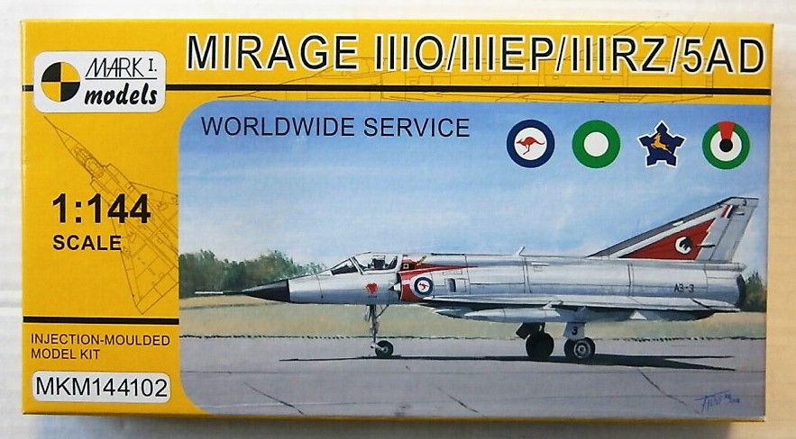 MARK I MODELS 1/144 144102 MIRAGE IIIO/IIIEP/IIIRZ/5AD