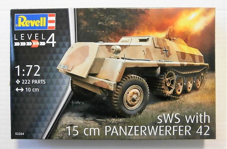 REVELL 1/72 03264 sWS WITH 15 cm PANZERWERFER 42