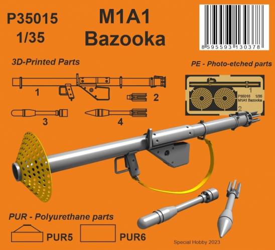 CMK 1/35 P35015 M1A1 BAZOOKA