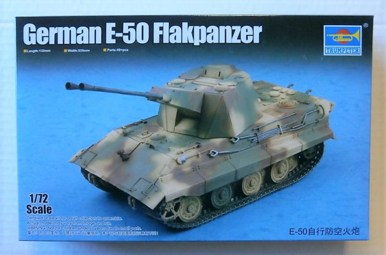 TRUMPETER  07124 GERMAN E-50 FLAKPANZER