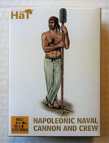HAT INDUSTRIES 1/72 8311 NAPOLEONIC NAVAL CANNON AND CREW