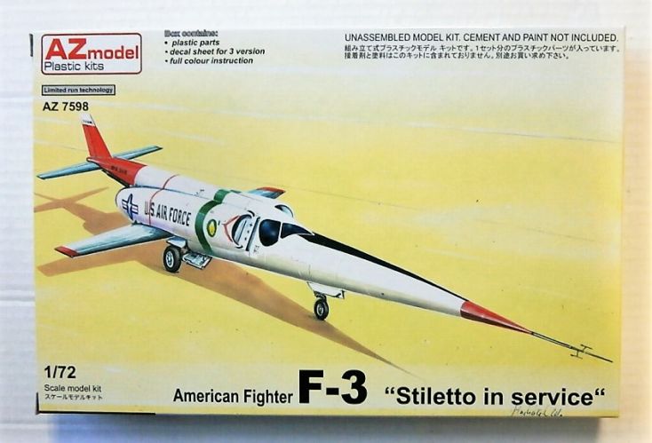 AZ MODEL 1/72 7598 DOUGLAS F-3 STILETTO IN SERVICE