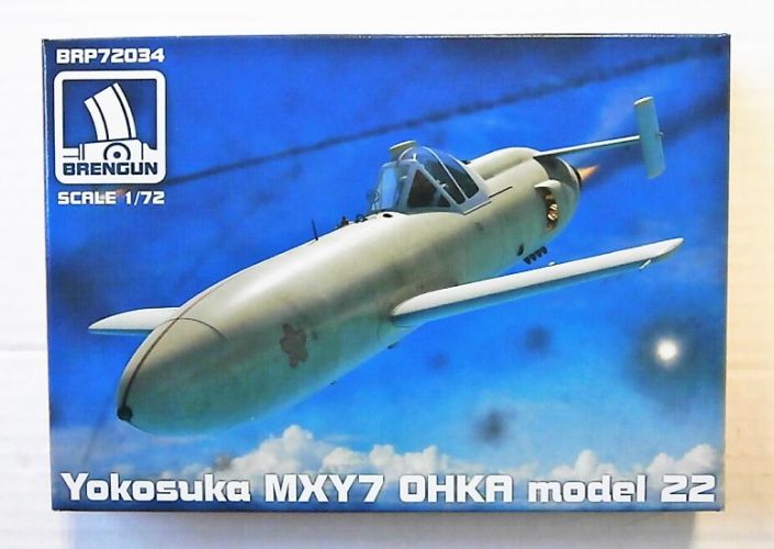BRENGUN 1/72 72034 YOKOSUKA OHKA MXY-7 MODEL 22