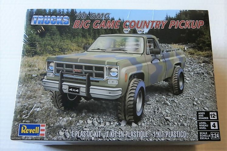 REVELL 1/24 7226 78 GMC BIG GAME COUNTRY PICKUP