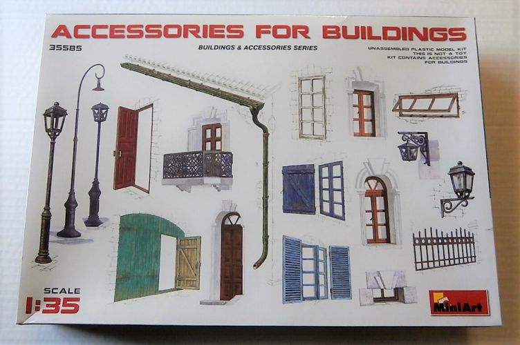 MINIART 1/35 35585 ACCESSORIES FOR BUILDINGS