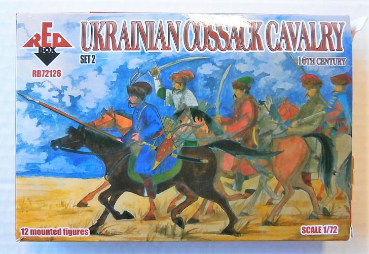 RED BOX 1/72 72126 UKRAINIAN COSSACK CAVALRY 16TH CENTURY