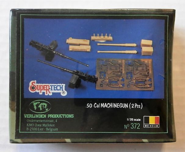 VERLINDEN PRODUCTIONS 1/35 372 .50 CAL MACHINEGUN  2 PCS 