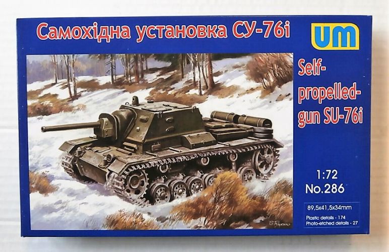 UNIMODEL 1/72 286 SU-76i SELF-PROPELLED GUN