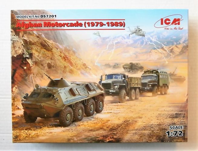 ICM 1/72 DS7201 AFGHAN MOTORCADE  1979-1989 